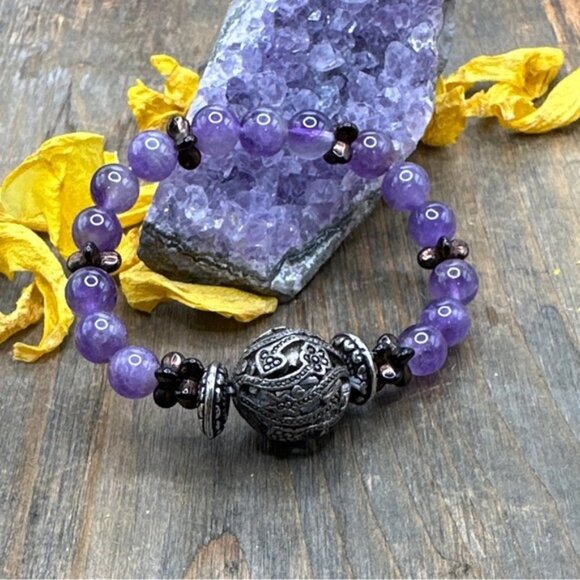 Alquimia Purple and Silver Bracelet